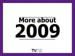 Highlights of 2009: The Year of Growth in New Zealand TV and Internet Consumption - slide 1