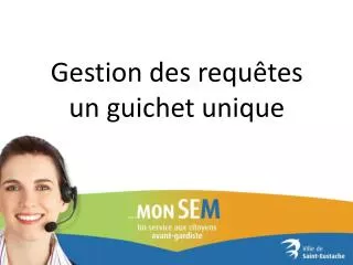 gestion des requ tes un guichet unique