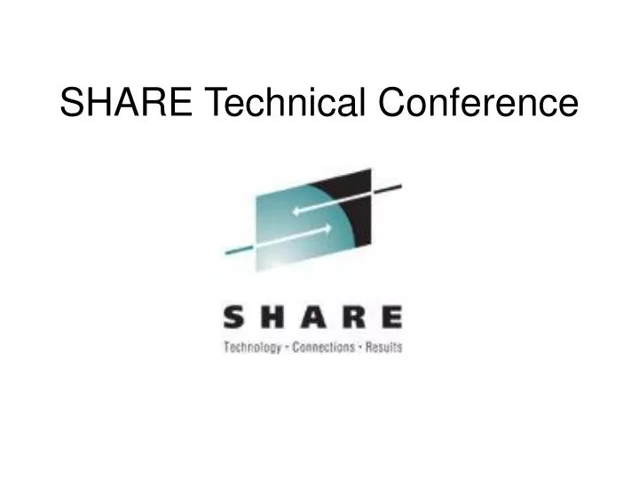 share technical conference