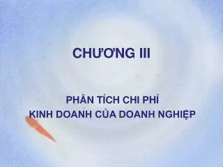 ch ng iii