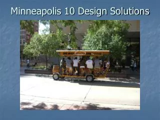 Minneapolis 10 Design Solutions