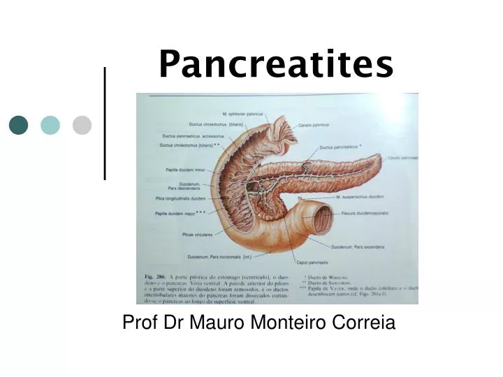 pancreatites