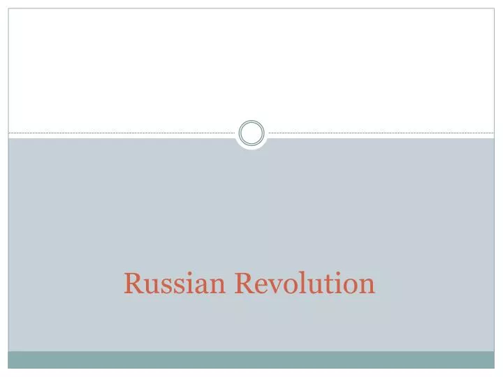 russian revolution