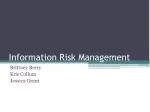 Information Risk Management - slide 1