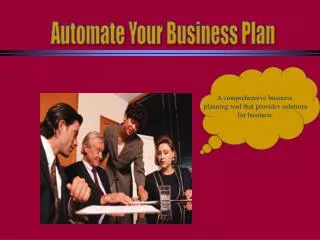 Automate Your Business Plan