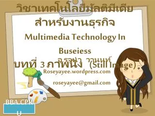 multimedia technology in buseiess 3 still image