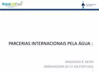 parcerias internacionais pela gua