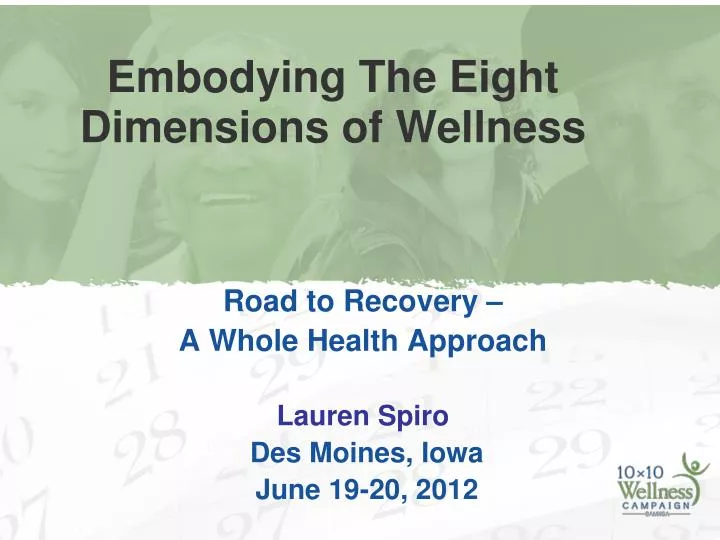 embodying the eight dimensions of wellness