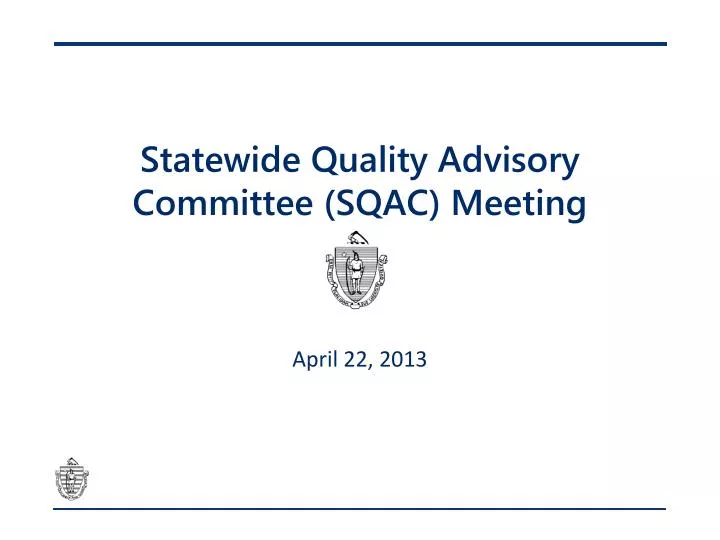 statewide quality advisory committee sqac meeting