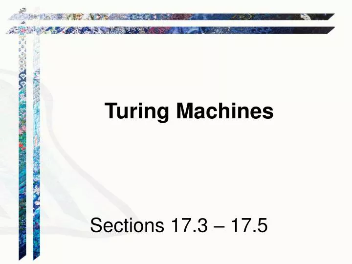 Three components of a Turing machine: (a) PROGRAM, (b) REGISTER and (c)