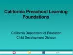 PPT - California Preschool Learning Foundations PowerPoint Presentation ...