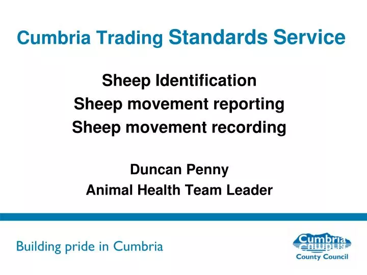 cumbria trading standards service