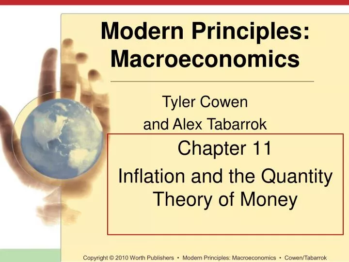 chapter 11 inflation and the quantity theory of money