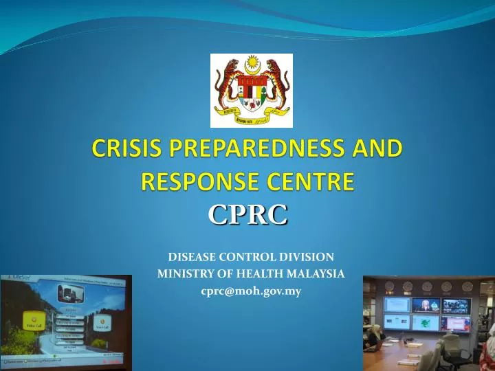 crisis preparedness and response centre