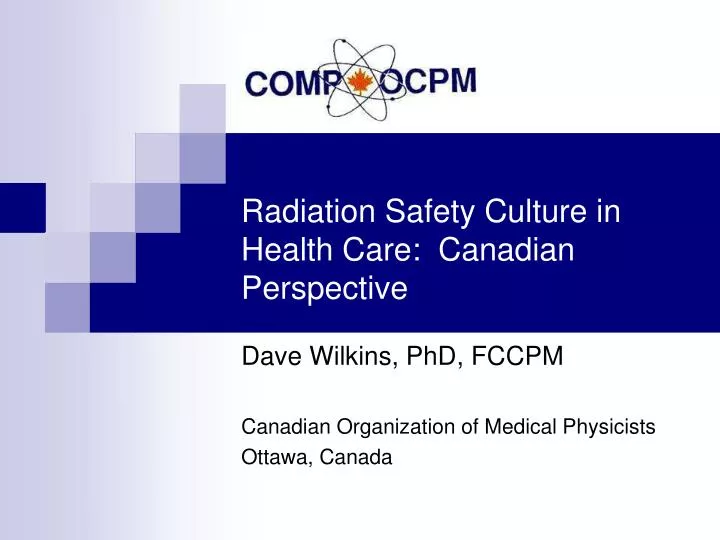 radiation safety culture in health care canadian perspective