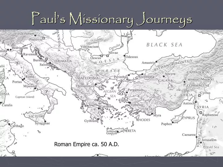 paul s missionary journeys