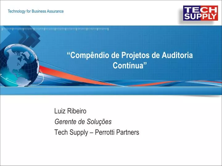 comp ndio de projetos de auditoria cont nua