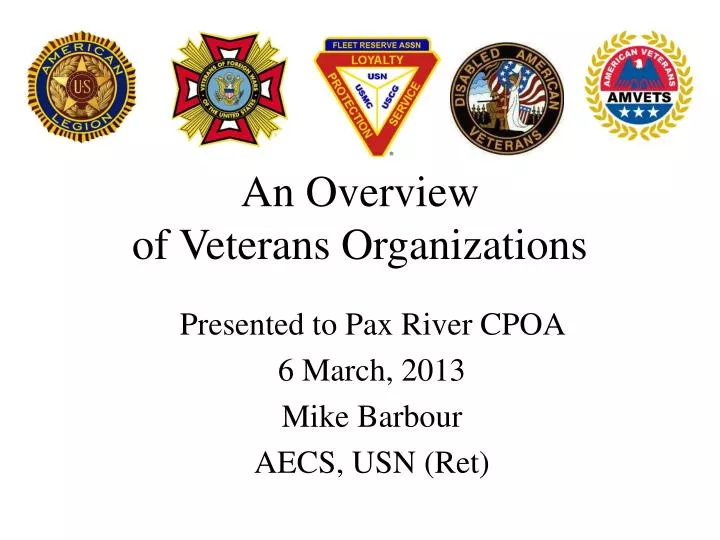 an overview of veterans organizations