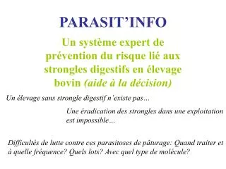 parasit info