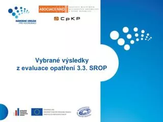 vybran v sledky z evaluace opat en 3 3 srop