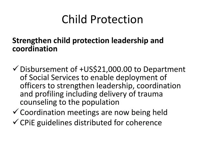 child protection