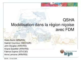 qsha mod lisation dans la r gion ni oise avec fdm