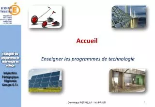 enseigner les programmes de technologie