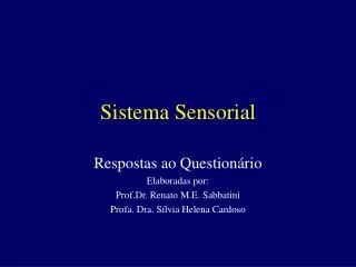 sistema sensorial