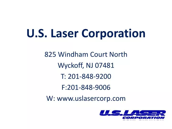 u s laser corporation