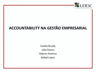 accountability na gest o empresarial