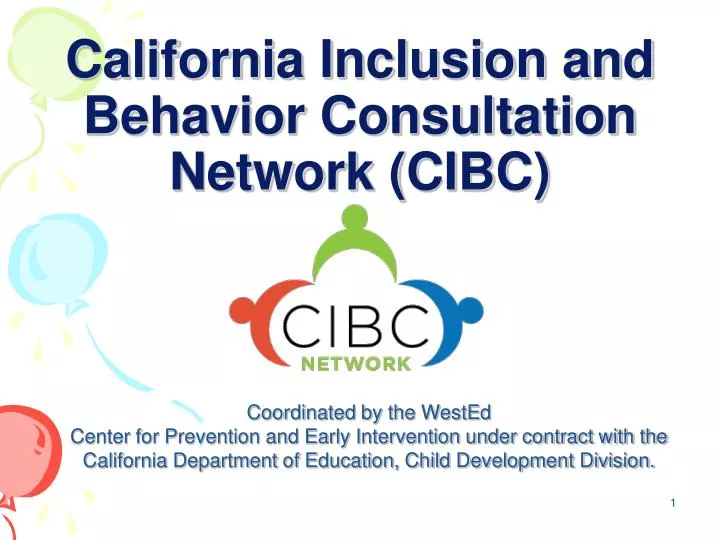 california inclusion and behavior consultation network cibc
