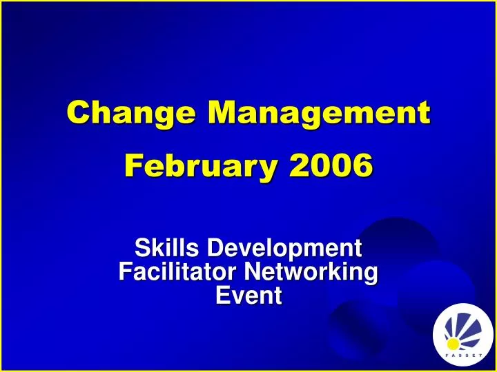 change management february 2006