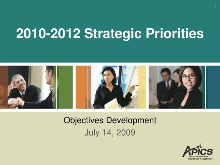2010 2012 strategic priorities