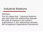 Industrial Relations - slide 1
