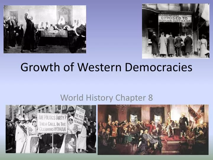 growth of western democracies