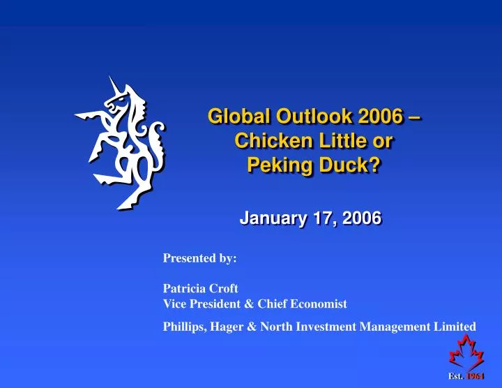 global outlook 2006 chicken little or peking duck