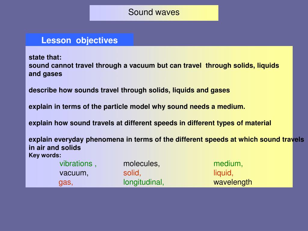 PPT - Sound waves PowerPoint Presentation, free download - ID:3733768