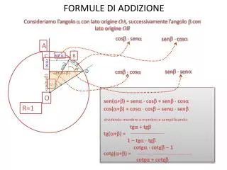 formule di addizione