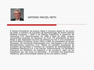 antonio maciel neto