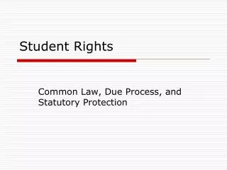 Student Rights