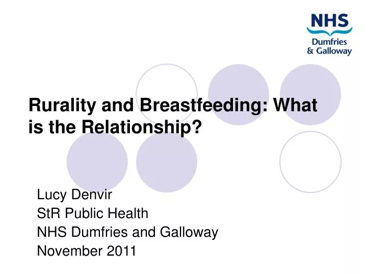 rurality and breastfeeding what is the relationship