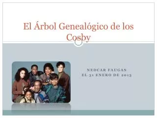 el rbol geneal gico de los cosby