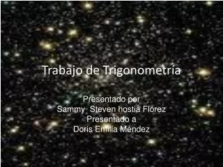 trabajo de trigonometr a