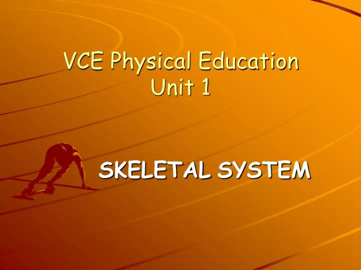 vce physical education unit 1