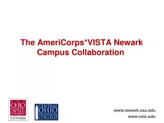 The AmeriCorps*VISTA Newark Campus Collaboration