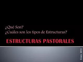qu son cu les son los tipos de estructuras
