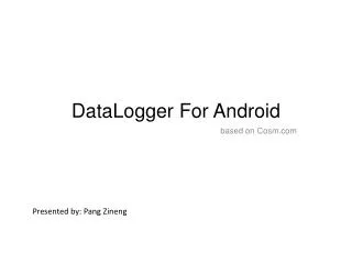 DataLogger For Android