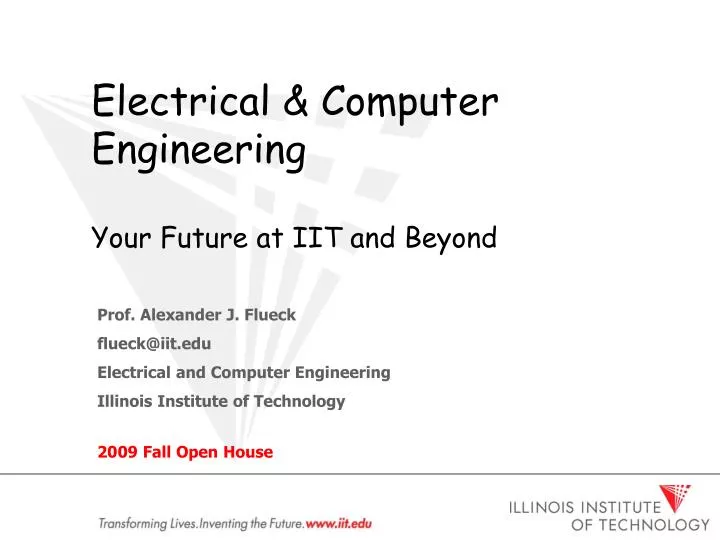 electrical computer engineering your future at iit and beyond