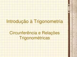 introdu o trigonometria