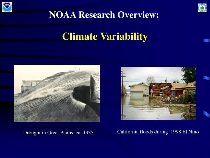 noaa climate research climate variability